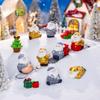 Micro-landscape Cartoon Santa Claus Sled Decorative Accessories Mini Ornaments
