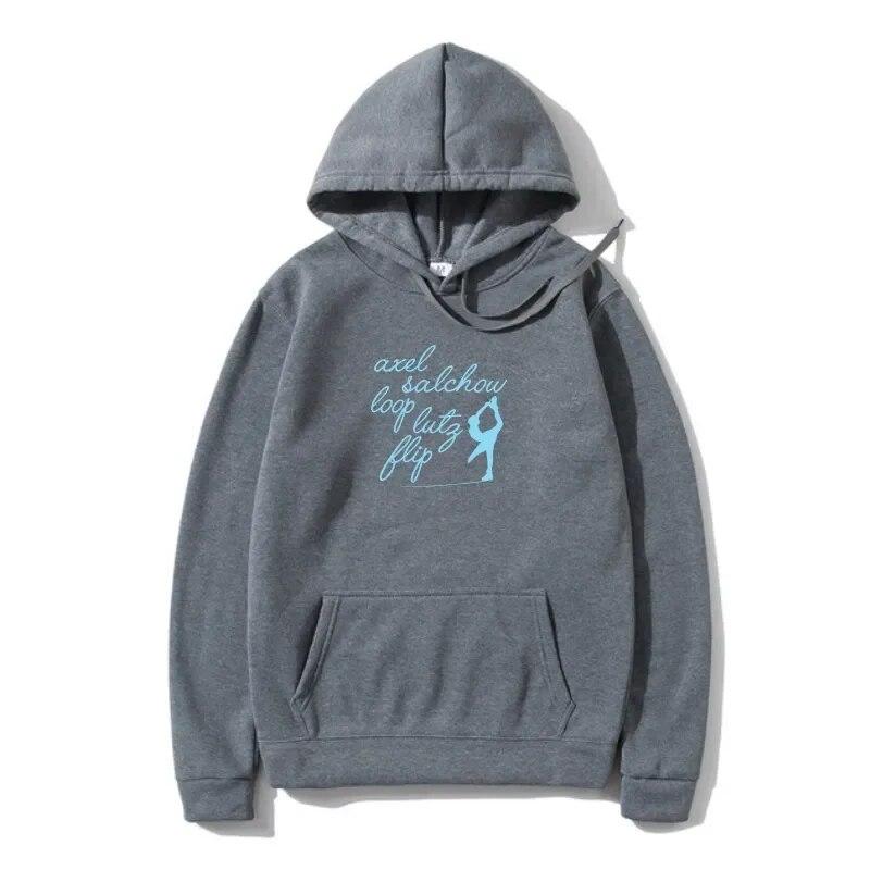 Figure Skating Cute Jumperms & Skater on Iceif Unisex's Outerwear2022 fashionable Brand 208%cotton Printed Round N