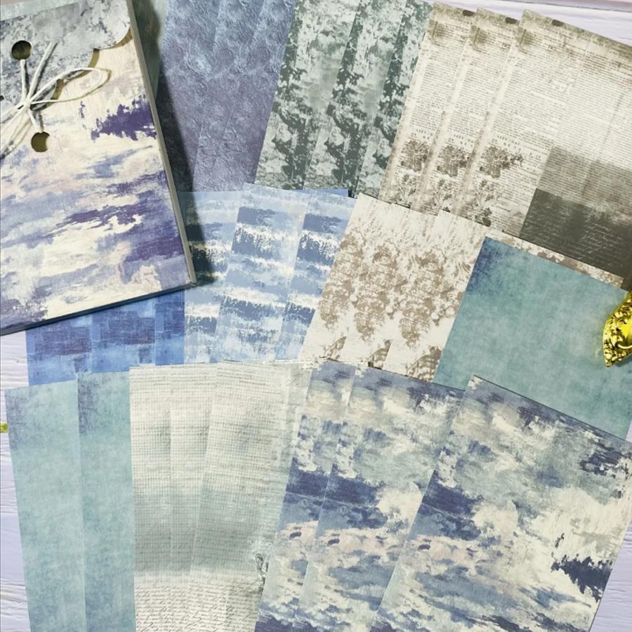 30 Pcs Vintages Scrapbook Paper for Albums Notebook for Scrapbooking, Journaling Collage Hand Account Decor Paper