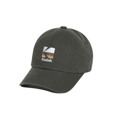 Kodak Apparel Бейсболка с вышивкой радуги УГОЛЬНЫЙ