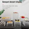 Акриловая подставка для десертов с волнистым краем для свадеб и фуршетов