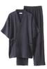 Double Gauze Pajamas for Men and Terry Sensitive Gift Dark Short Japanese-Style Women, 100% Cotton, Cloth, Loungewear, After-Bath Wear, Loungewear,
