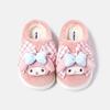 Kids Winter Warm Fleece Lined Slippers Girls Boys Indoor Home Use Cartoon Design Soft Sole Size 170-240mm