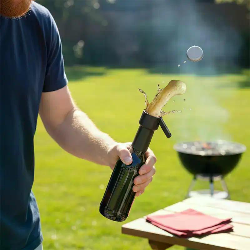 Lever Beer Bottle Opener,Creative Bottlecap Shoot Pop Opener For Different Beer Bottles,Funny Kitchen GadgetsGood Quality