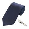 Mickey Mouse Tie Tie Bar Set Navy Includes Tie Gift & (DN902520-2) - Blue, Clip,