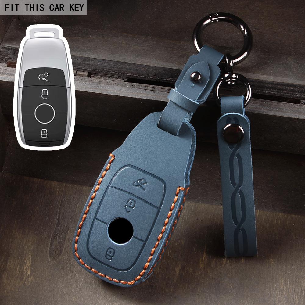 Styling Mouldings Car Remote Key Case Cover Shell Fob For Mercedes Benz A C E S G Class GLC CLE CLA GLB GLS W177 W205 W213 W222