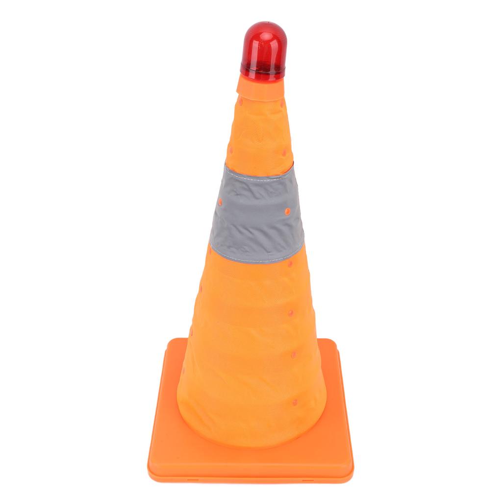 Предупреждающий фонарь Ночное видение Светоотражающий знак Подъемный конус дорожной безопасности для парковки 45 см Высота в растянутом виде