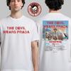Дьявол носит Prada Цветы Тур Весна 2026 Северная Америка Города Даты Двусторонняя Футболка