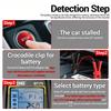 BT175 12V 24V Car Battery Tester Digital Automotive Battery Alternator Analyzer Lead-Acid Battery Load Tester with Backlit Screen Insulated All
