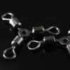 Hot High Quality Durable 3 way Bearing Fishing Rolling Swivels Connector Tackle Solid Rings