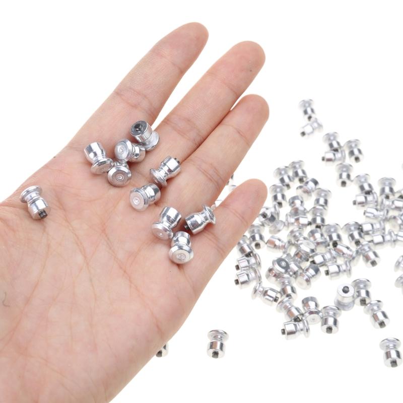 100 шт. Универсальные шипованные болты для колес велосипеда, мотоцикла, противоскользящие шипы