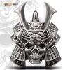 Японский призрачный самурай автомобильный логотип воин череп автомобильная наклейка 3D трехмерная металлическая наклейка на кузов модифицированная наклейка на хвост внедорожная декоративная наклейка