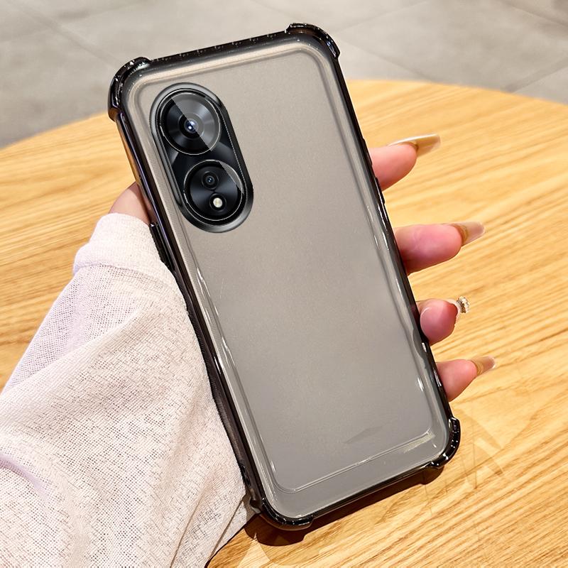 Противоударный чехол с подушкой безопасности и пленкой для объектива для Realme C53 C35 C33 C31 OPPO A93 A96 A97 A57 A58 A72 A35 A55 A56 A57 A17 A9 A5 Reno 6 7 8 9 10 11 12 Pro