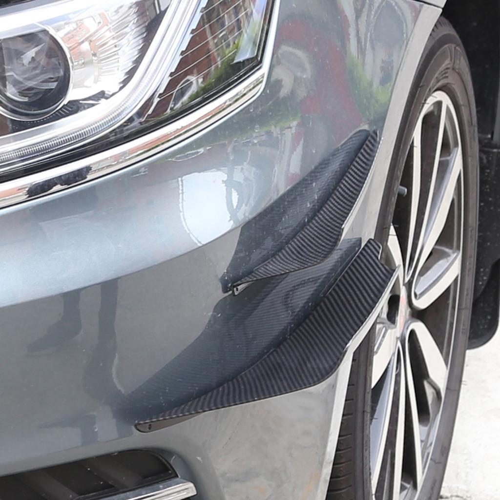 Универсальный автомобильный спойлер на передний бампер, сплиттер для губ, плавник, спойлер для тела, канарды, комплект для ремонта, декоры