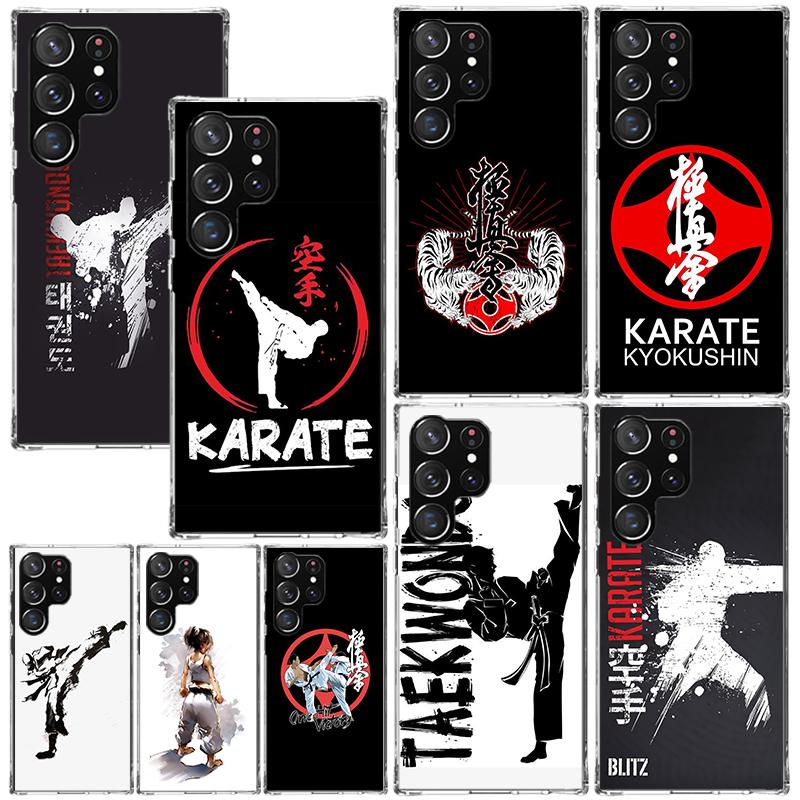 Oyama Kyokushin Karate Phone Case For Samsung Galaxy S25 S24 S23 S22 Ultra S21 FE S20 Plus S10 + S10E Art Fundas Back Cover S24