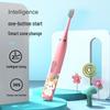 Sonic Rechargeable Kids' Electric Toothbrush with Soft Bristles - Ideal Gift