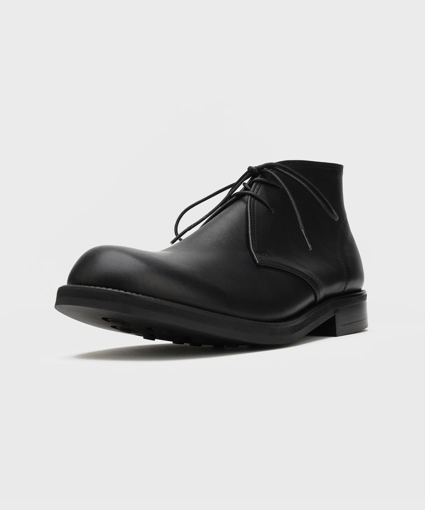 Firenze Atelier [Vibram] Ankle Line Solid Chukka Boots 2700 [Kip Black]