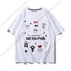 Футболка BABYMONSTER K-pop Мода HELLO MONSTER WE GO UP Концертная Футболка для Фанатов Одежда для Фанатов K-pop Хлопок Короткий Рукав Футболки