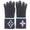 Отличные перчатки LOUIS VUITTON Gong Giant Pop Monogram Glove черная шерсть M73905 Б/У