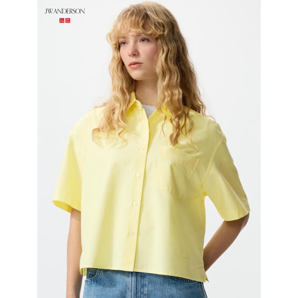 Uniqlo Японская рубашка Оксфорд