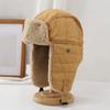 Fleece Ear Protective Hat Thickened Earflap Hat Simple Lei Feng Cap  Men