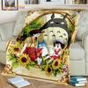 Одеяло в стиле аниме «Миядзаки», одеяло «Мой сосед Тоторо», одеяло «Унесенные призраками», фланелевое одеяло для спальни, гостиной, дивана
