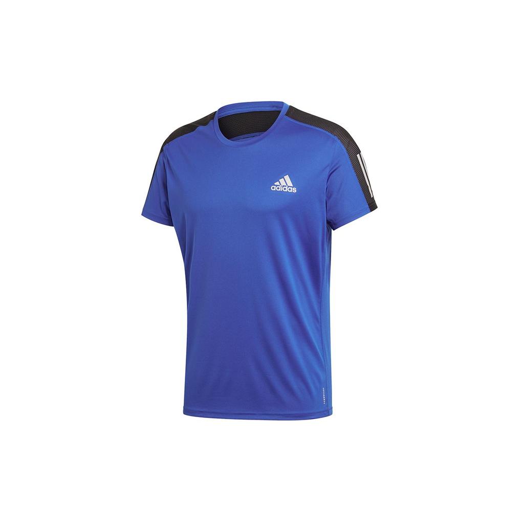 adidas Футболка Own The Run, спортивная футболка для бега с короткими рукавами, мужские топы, королевский синий FT1431
