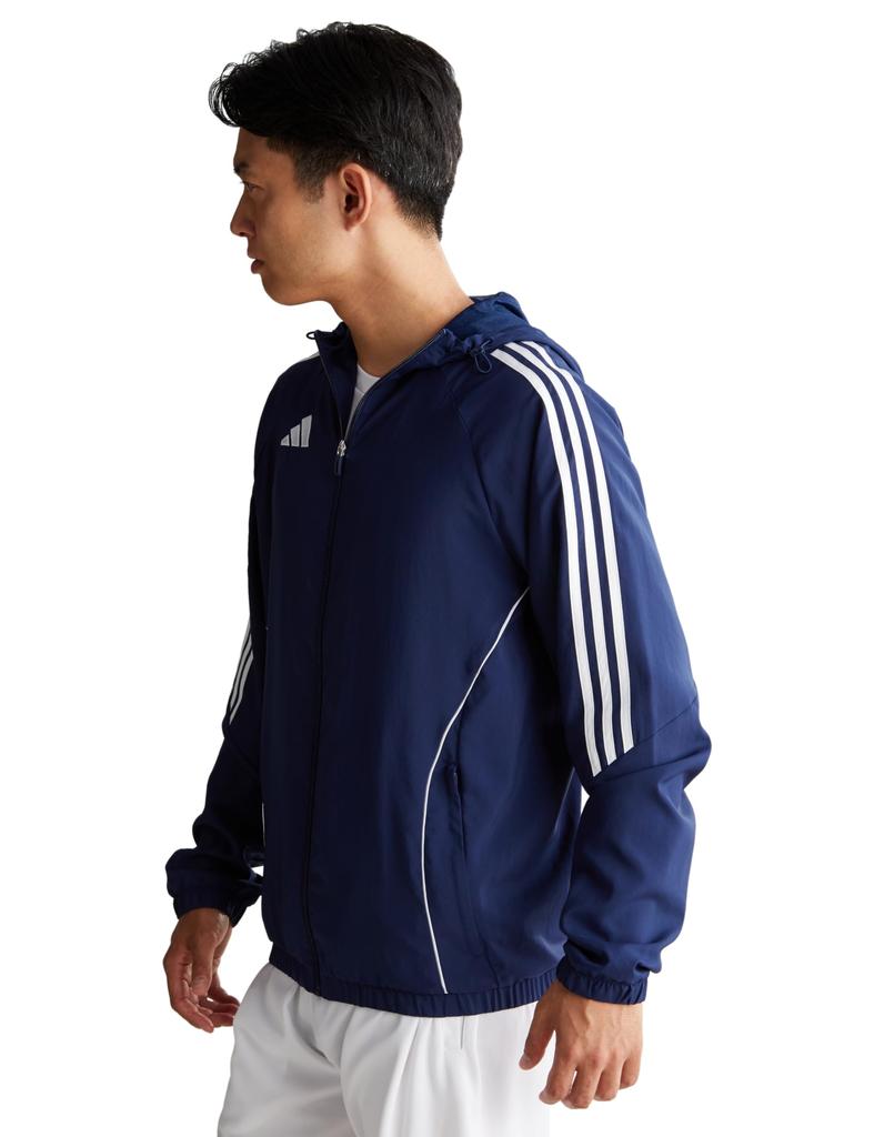 Adidas Soccer Windbreaker Tiro 24 Wind Jacket Men's JRX08 Team Navy Blue/White (IM8812) Size L