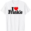 Я ЛЮБЛЮ СЕРДЦЕ ФРАНКИ ФРАНК ИМЯ НА ФУТБОЛКЕ T-Shirt