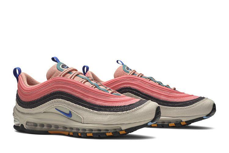 Men's Sneakers Nike Air Max 97 Corduroy Desert Sand Sand/Royal-Pink-Brown