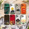 КРУТОЙ A-Животное C-Коллективная группа Чехол для телефона Для iPhone 17pro, 16,15,14,13,12,11 X XR Plus, Другие Мягкая черная крышка