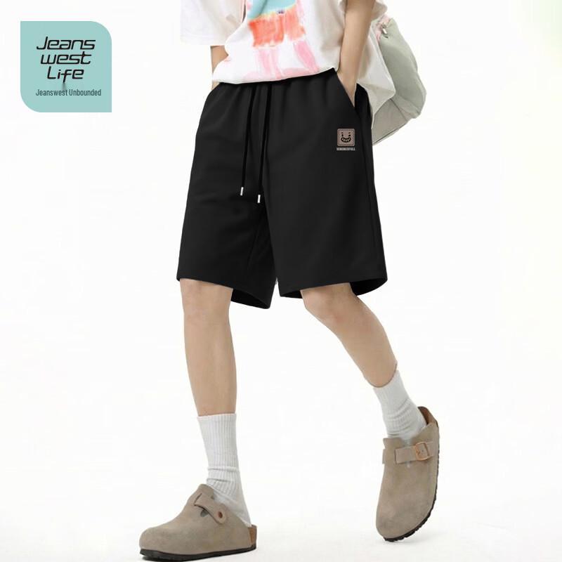 JEANSWEST LIFE Мужские хлопковые шорты с мультяшным принтом MZS