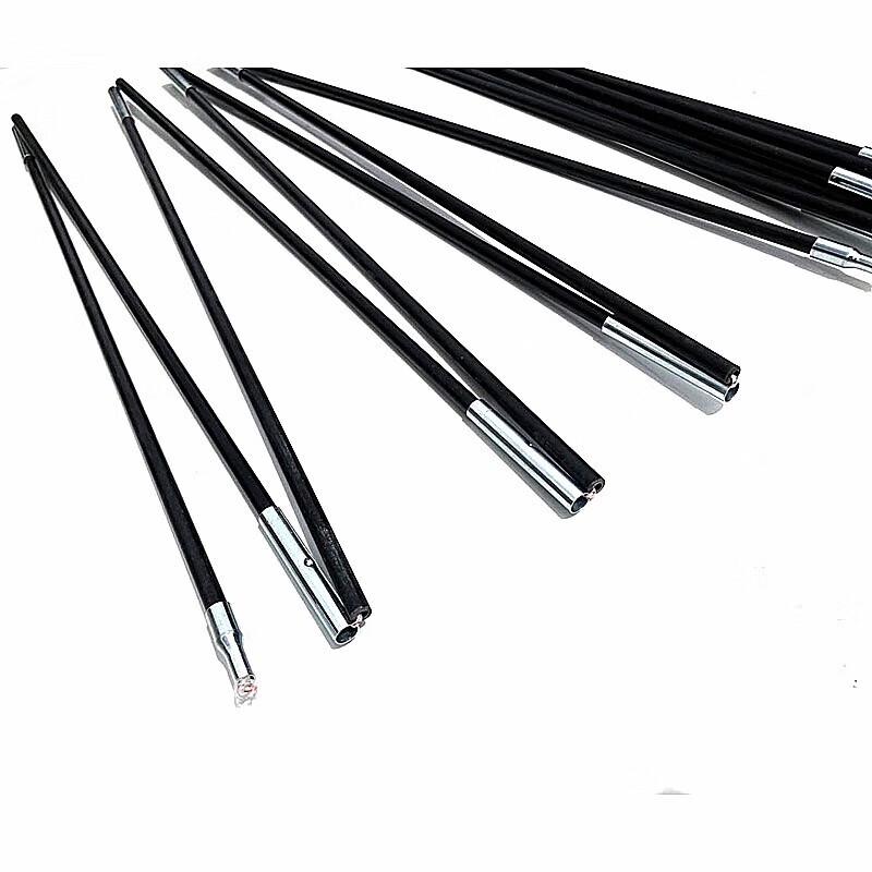 Outdoor Camping Tent Poles - 6-Section, 3-Meter (Set of 2)