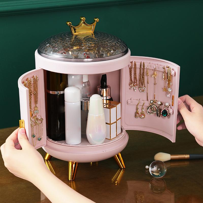 Desktop Storage Box Cosmetics Storage Box Necklacebox Lipstick Displaybox Jewelry Desktop Decoration Multifunctional Accessories