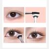 Folding Angle Scalloped Lashes Brush, Mascara Fan Brush, Eyebrow Brush Eyelash Comb, Soft Brush Bristles Makeup Tool