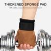 Loogdeel 1 шт. Перчатки для тренажерного зала из коровьей кожи, противоскользящие, силовой пояс для поднятия тяжестей, накладки для становой тяги, тренировочные фитнес-перчатки, защита ладони