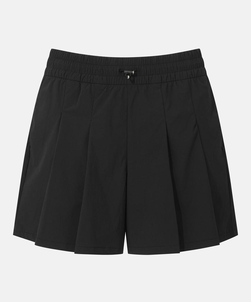 DESCENTE Women'S 4-Inch Inner Leggings Warm-Up Shorts Black Sr122Pwp31
