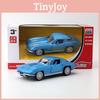 Модель автомобиля из сплава Chevrolet Corvette 1963 года Классическая литая для коллекционеров и для демонстрации