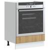 VidaXL Oven Cabinet Lucca Artisan Oak Engineered Wood, Oven Unit, Kitchen Oven Cabinet, Base Unit of 853766