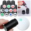 Multicolors Plastic Quick-dry Golf Accessories Golf Stamp Marker Golf Ball Stamper Mark Seal