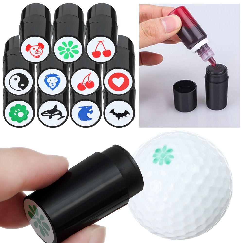 High Quality Golfer Gift Plastic Golf Stamp Marker Golf Accessories Mark Seal Golf Ball Stamper