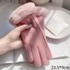 Перчатки женские аксессуары плюс бархатные толстые теплые женские зимние милые осенние и зимние перчатки