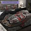 Manchester Legacy Devils Spirit Three-piece set (1 * duvet cover + 2 * pillowcase, without core) 2D Flat Soft and comfortable