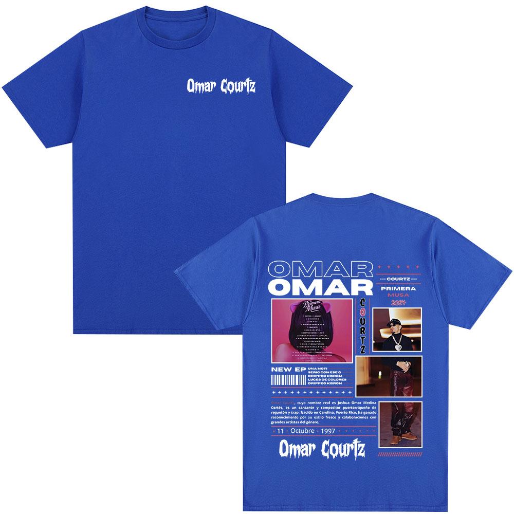 Omar Courtz Primera Musa Tour Graphic T Shirt Clothing Hip Hop Fashion T-shirt Casual Cotton Short Sleeve T-shirts Unisex