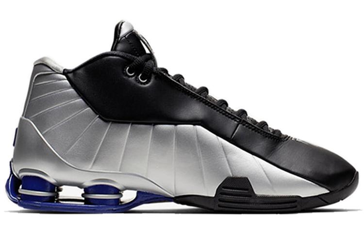 Nike Shox BB4 Черный Серебристый Лазурный AT7843-001