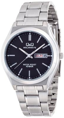 Часы мужские Cue Cue SOLARMATE Silver, водонепроницаемые до 10 АТМ и H010-202,