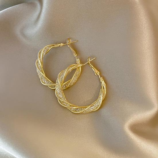 1 пара модных серег-кольца в обертке, металлические круглые серьги, преувеличенные элегантные очаровательные серьги, ювелирные изделия, подарок