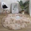 Fluffy Plush Round Carpet For Modern Home Living Room Sofa Area Rug Silky Soft Crawling Mat Children Bedroom Large Carpet