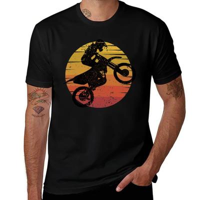 Футболка для мотокросса Dirt Bike Спортивная Повседневная Хлопковая с Коротким Рукавом
