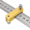 Positioning Block Scriber Measurement Tool Aluminium Alloy Carpenter Tools New Steel Ruler